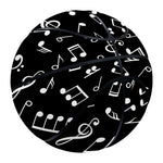 Black And White Music Note Pattern Print Basketball