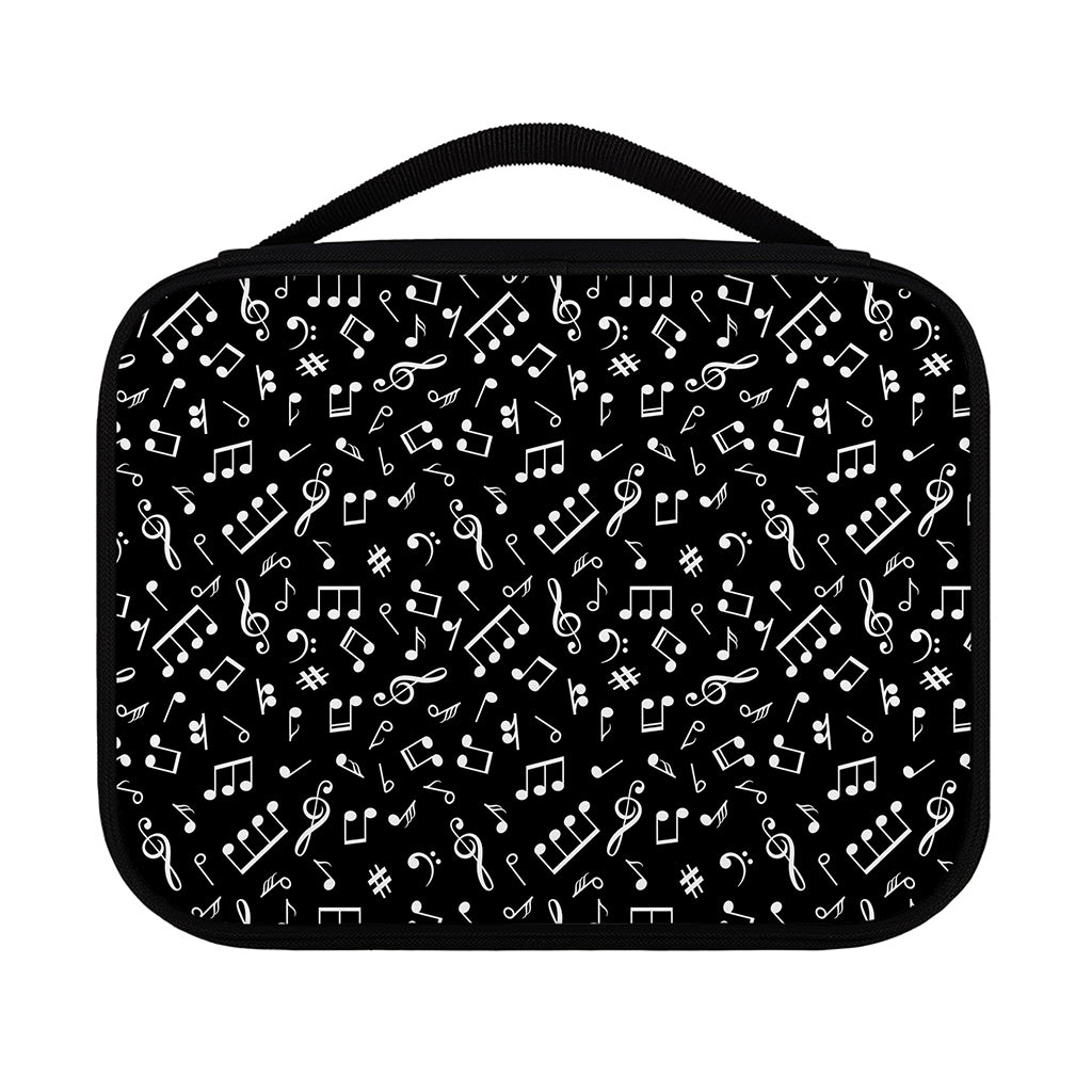 Black And White Music Note Pattern Print Classic Bible Case
