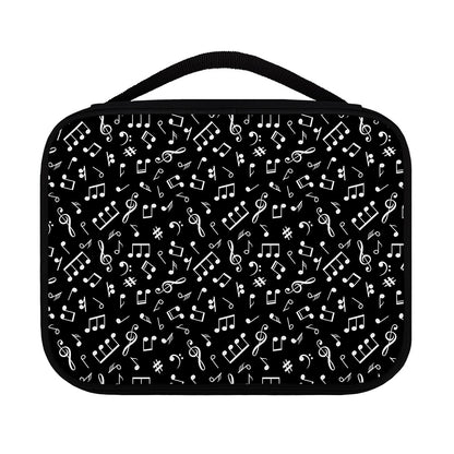 Black And White Music Note Pattern Print Classic Bible Case