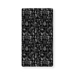 Black And White Mystic Wicca Print Baby Crib Sheet