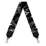 Black And White Mystic Wicca Print Bag Strap
