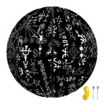 Black And White Mystic Wicca Print Basketball