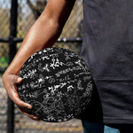 Black And White Mystic Wicca Print Basketball