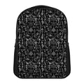 Black And White Mystic Wicca Print Casual Backpack