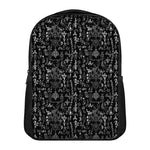 Black And White Mystic Wicca Print Casual Backpack