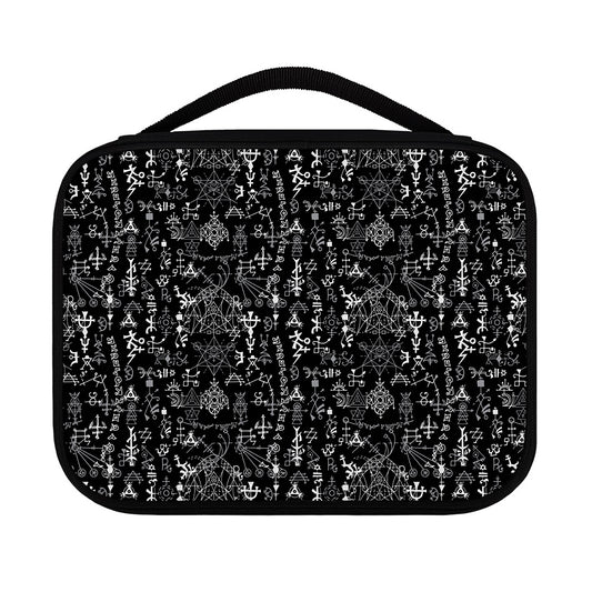 Black And White Mystic Wicca Print Classic Bible Case