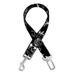 Black And White Mystic Wicca Print Dog Seat Belt