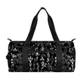 Black And White Mystic Wicca Print Gym Bag