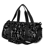 Black And White Mystic Wicca Print Gym Bag