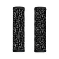 Black And White Mystic Wicca Print Handle Covers
