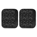 Black And White Mystic Wicca Print Handle Covers