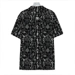 Black And White Mystic Wicca Print Hawaiian Shirt