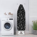 Black And White Mystic Wicca Print Ironing Board Cover