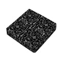 Black And White Mystic Wicca Print Outdoor Seat Cushion Cover