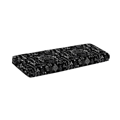 Black And White Mystic Wicca Print Piano Keyboard Cover