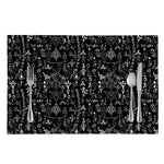 Black And White Mystic Wicca Print Placemat