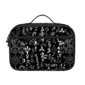 Black And White Mystic Wicca Print Portable Lunch Bag