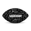 Black And White Mystic Wicca Print Rugby Ball