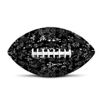 Black And White Mystic Wicca Print Rugby Ball