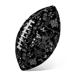 Black And White Mystic Wicca Print Rugby Ball