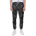 Black And White Mystic Wicca Print Joggers