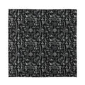 Black And White Mystic Wicca Print Silk Bandana