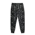Black And White Mystic Wicca Print Sweatpants