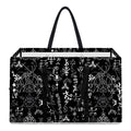 Black And White Mystic Wicca Print Utility Tote Bag