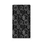 Black And White Mystic Witch Print Baby Crib Sheet