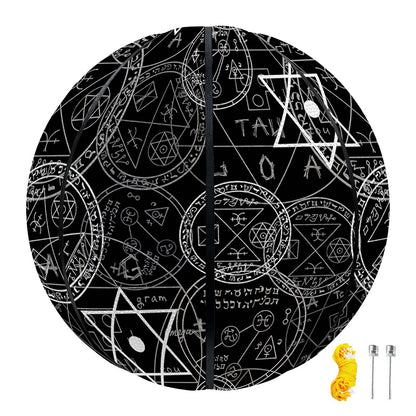 Black And White Mystic Witch Print Basketball