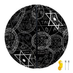 Black And White Mystic Witch Print Basketball