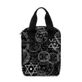 Black And White Mystic Witch Print Bible Tote Bag