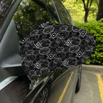 Black And White Mystic Witch Print Car Side Mirror Covers
