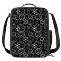 Black And White Mystic Witch Print Crossbody Lunch Bag