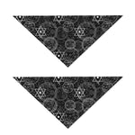 Black And White Mystic Witch Print Dog Bandana