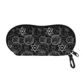 Black And White Mystic Witch Print Glasses Case