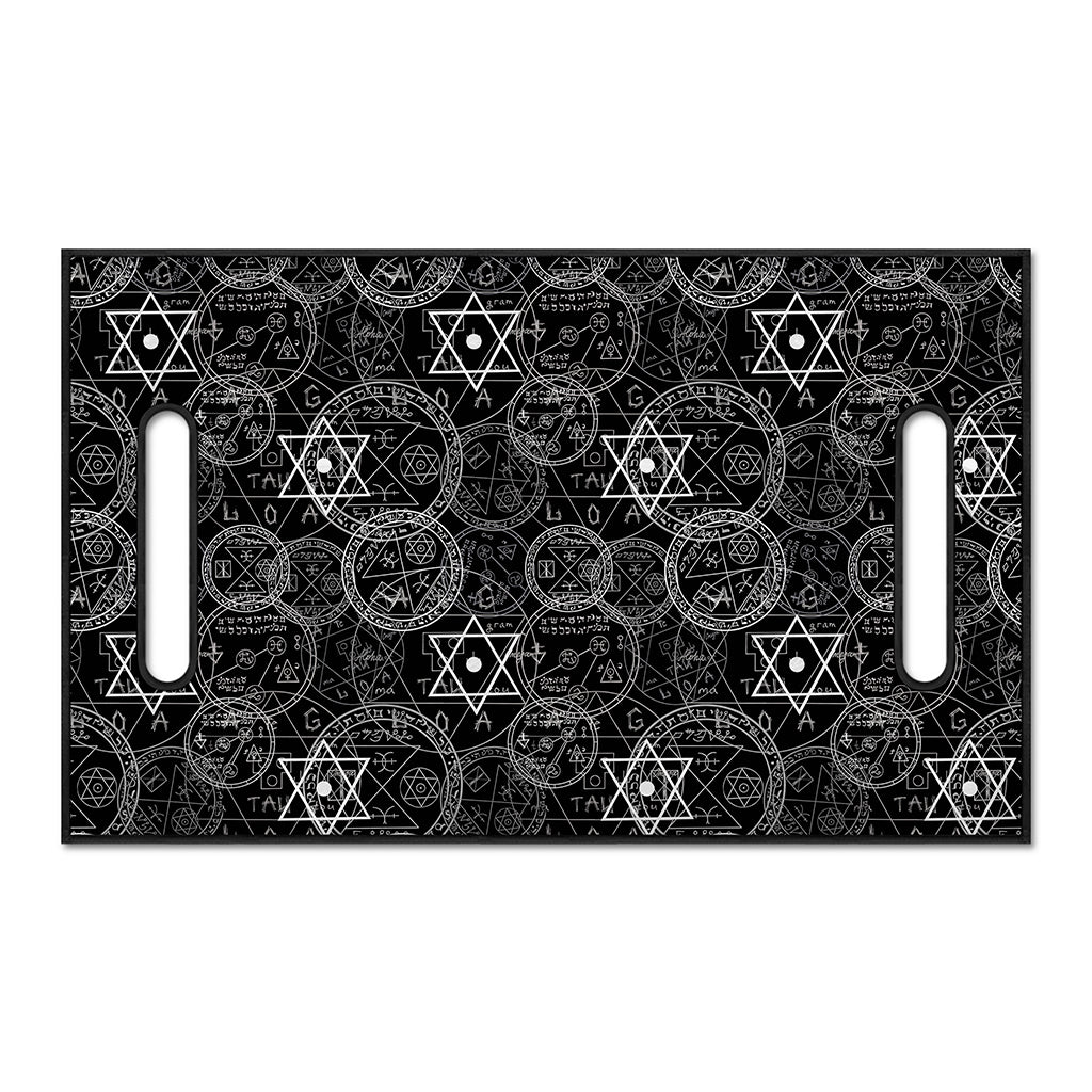 Black And White Mystic Witch Print Golf Cart Seat Cover