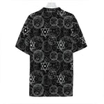 Black And White Mystic Witch Print Hawaiian Shirt