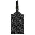 Black And White Mystic Witch Print Luggage Tag
