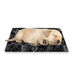 Black And White Mystic Witch Print Pet Cooling Mat Cover