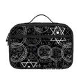 Black And White Mystic Witch Print Portable Lunch Bag