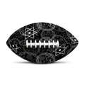 Black And White Mystic Witch Print Rugby Ball