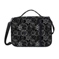 Black And White Mystic Witch Print Shoulder Strap Bible Bag