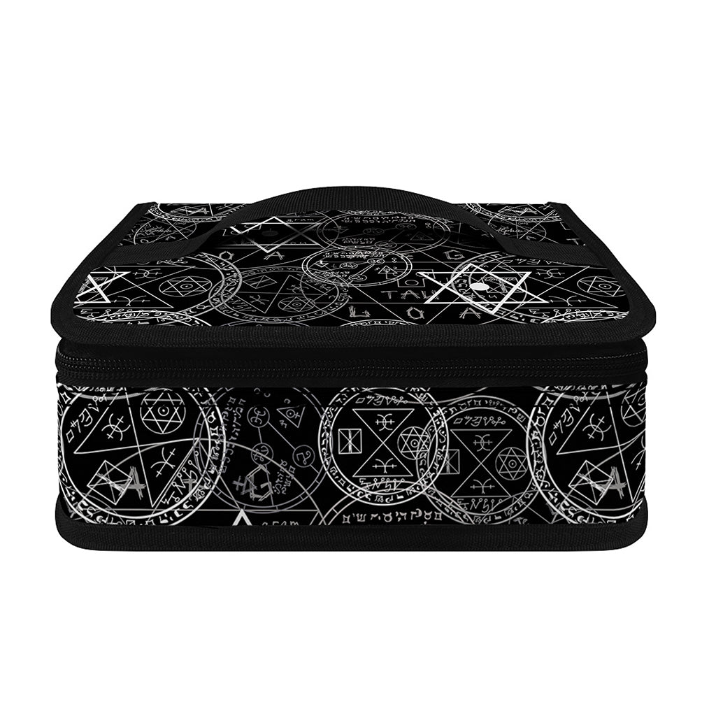 Black And White Mystic Witch Print Small Lunch Bag