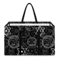 Black And White Mystic Witch Print Utility Tote Bag