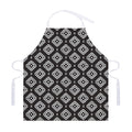 Black And White Navajo Pattern Print Adjustable Apron