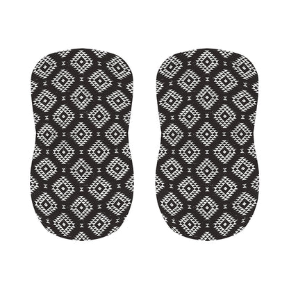 Black And White Navajo Pattern Print Bar Stool Covers
