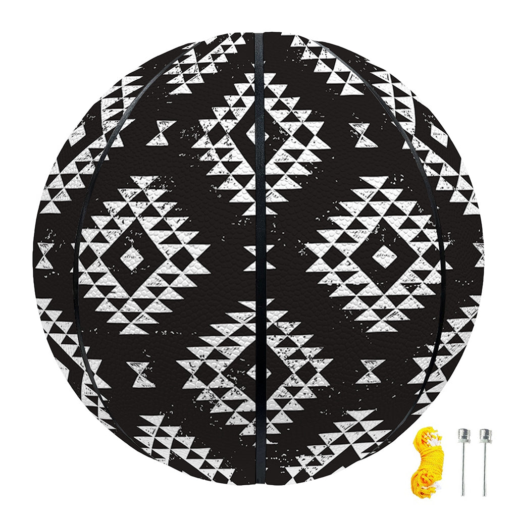 Black And White Navajo Pattern Print Basketball