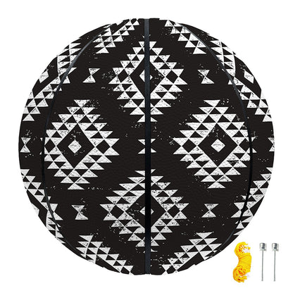 Black And White Navajo Pattern Print Basketball