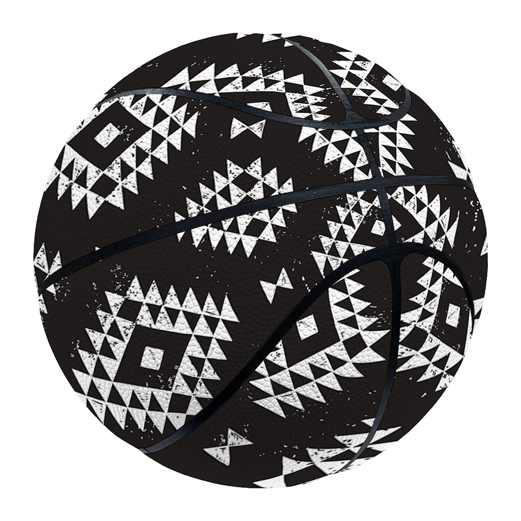 Black And White Navajo Pattern Print Basketball